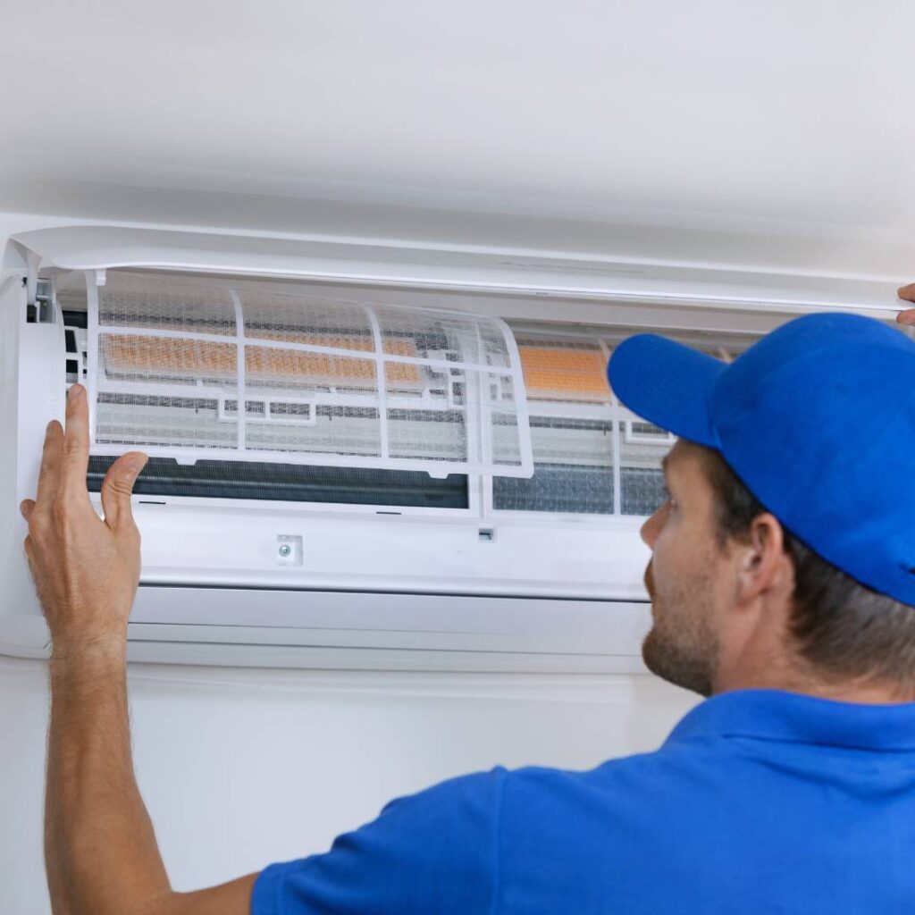 filters being replaced to increase the lifespan of an hvac system
